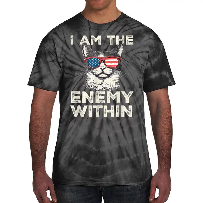 I Am The Enemy Within Kamala Harris 2024 Tie-Dye T-Shirt