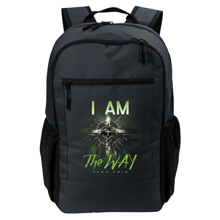 I Am The Way Christian Cross Of Jesus Christ Punk Art Design Gift Daily Commute Backpack