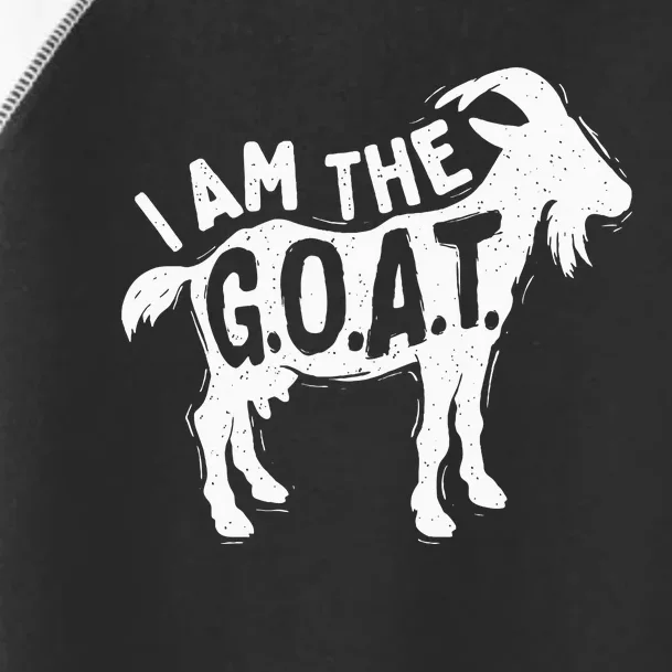 I Am The Goat Farm Animal Lover Rancher Farmer Farming Toddler Fine Jersey T-Shirt