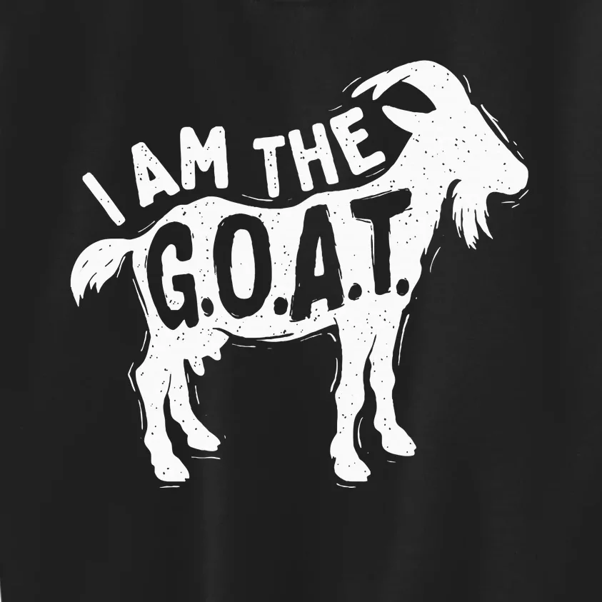 I Am The Goat Farm Animal Lover Rancher Farmer Farming Kids Sweatshirt