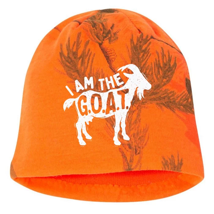 I Am The Goat Farm Animal Lover Rancher Farmer Farming Kati - Camo Knit Beanie