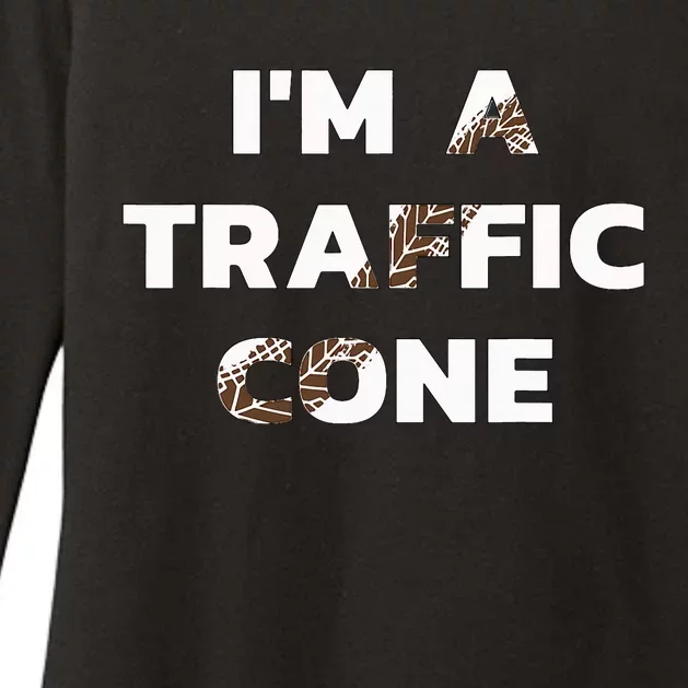 Im A Traffic Cone Adult Costume Womens CVC Long Sleeve Shirt