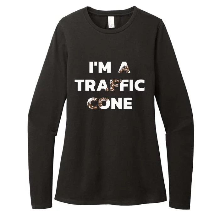 Im A Traffic Cone Adult Costume Womens CVC Long Sleeve Shirt