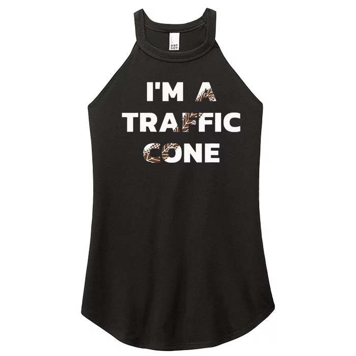 Im A Traffic Cone Adult Costume Women’s Perfect Tri Rocker Tank