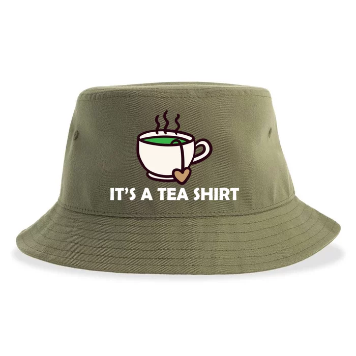 It's A Tea Cool Gift Tea Lover Food Pun Lover Meaningful Gift Sustainable Bucket Hat