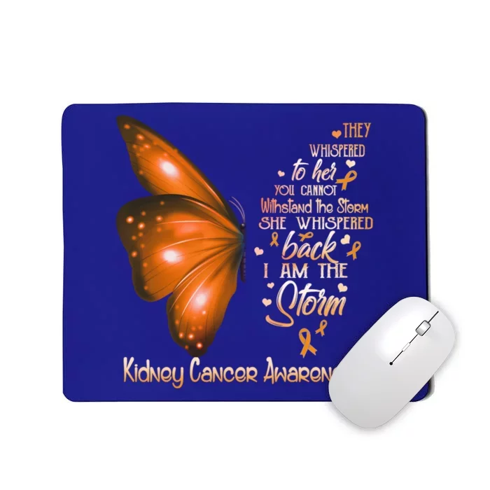 I Am The Storm Ney Cancer Awareness Butterfly Gift Mousepad