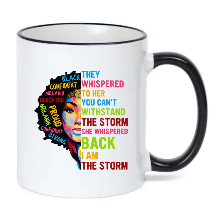 I Am The Storm Juneteenth Black History Month Black Color Changing Mug