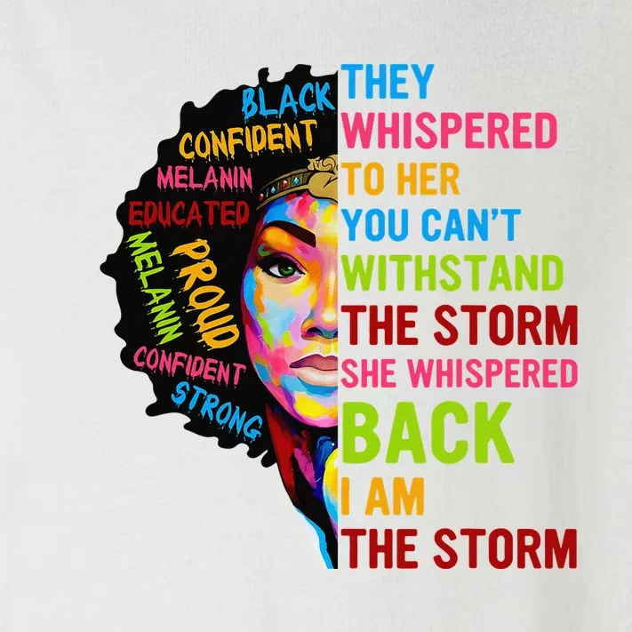 I Am The Storm Juneteenth Black History Month Toddler Long Sleeve Shirt