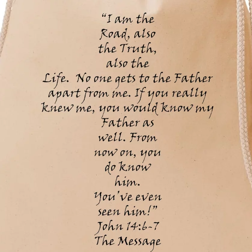 I Am The Way The Truth And The Life Drawstring Bag