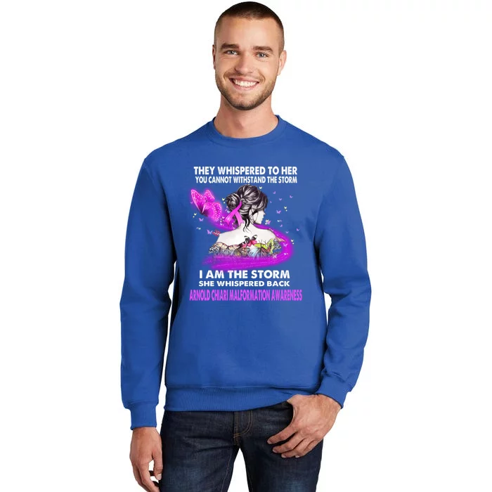 I Am The Storm Arnold Chiari Malformation Awareness Gift Sweatshirt