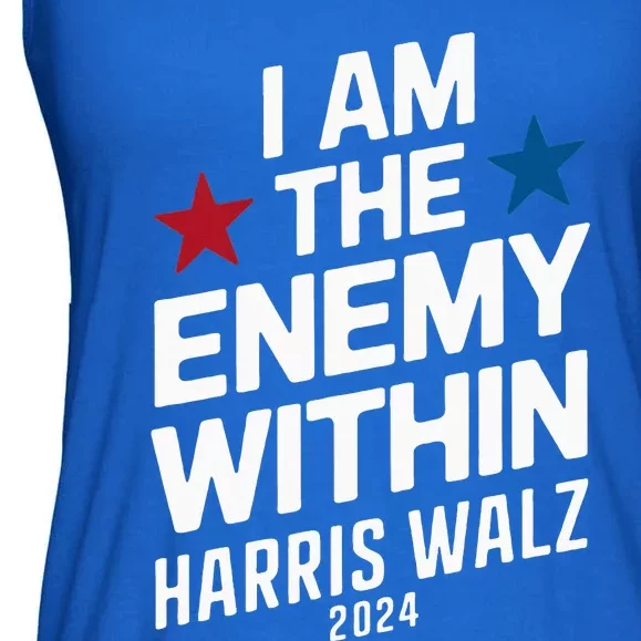 I Am The Enemy Within Ladies Essential Flowy Tank