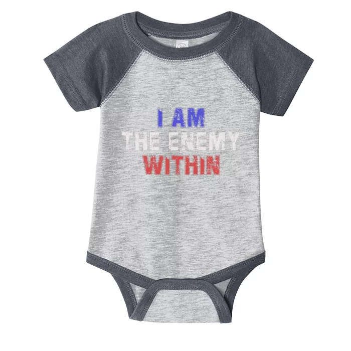 I Am The Enemy Within Infant Baby Jersey Bodysuit