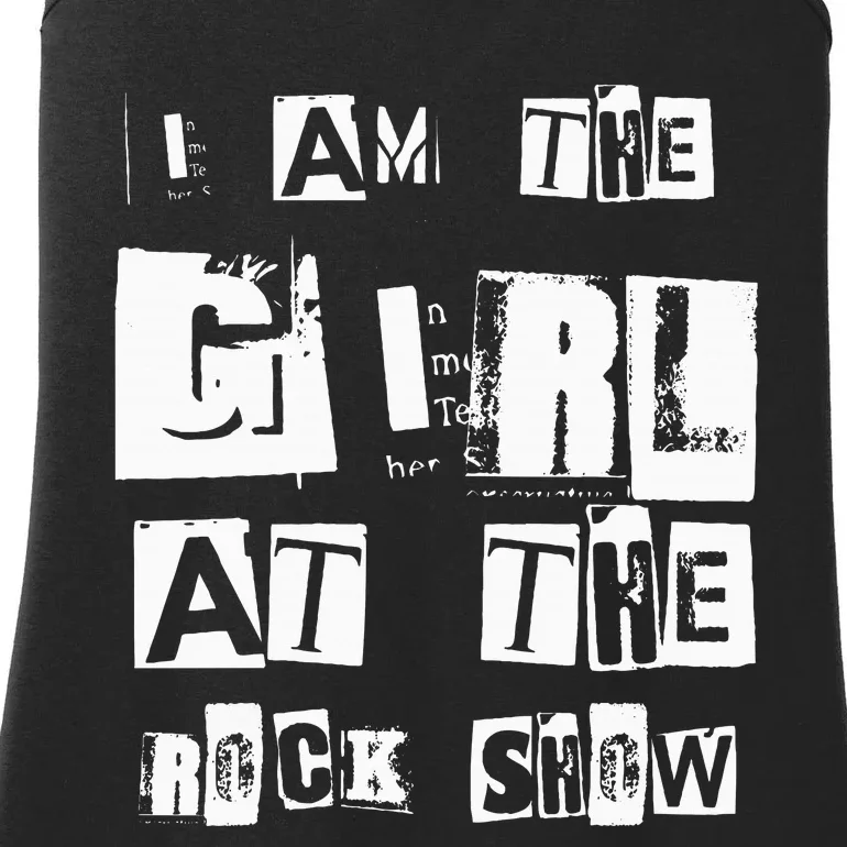 I Am The Girl At The R.O.C.K Show Rock Music Lover Ladies Essential Tank