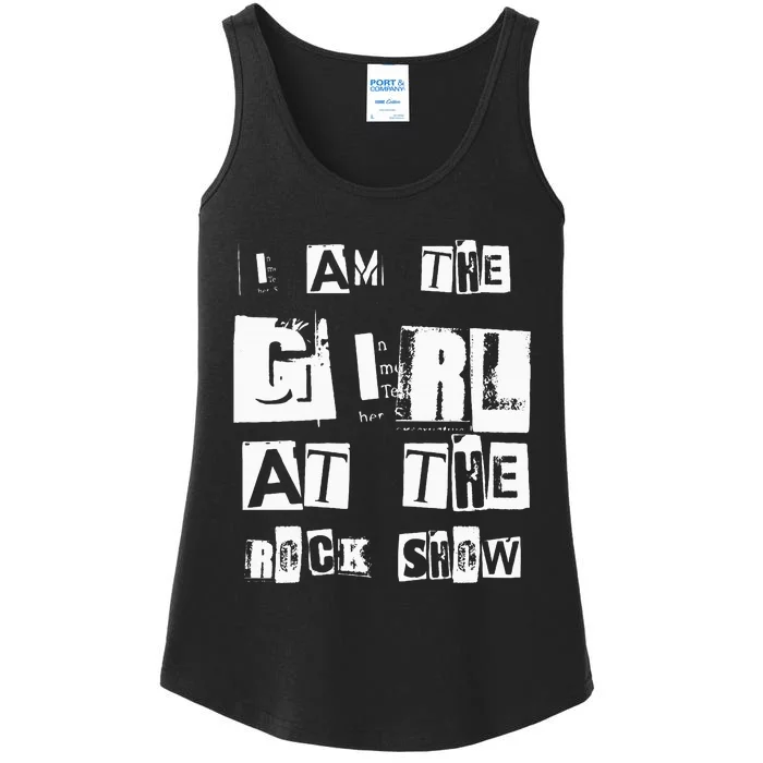 I Am The Girl At The R.O.C.K Show Rock Music Lover Ladies Essential Tank