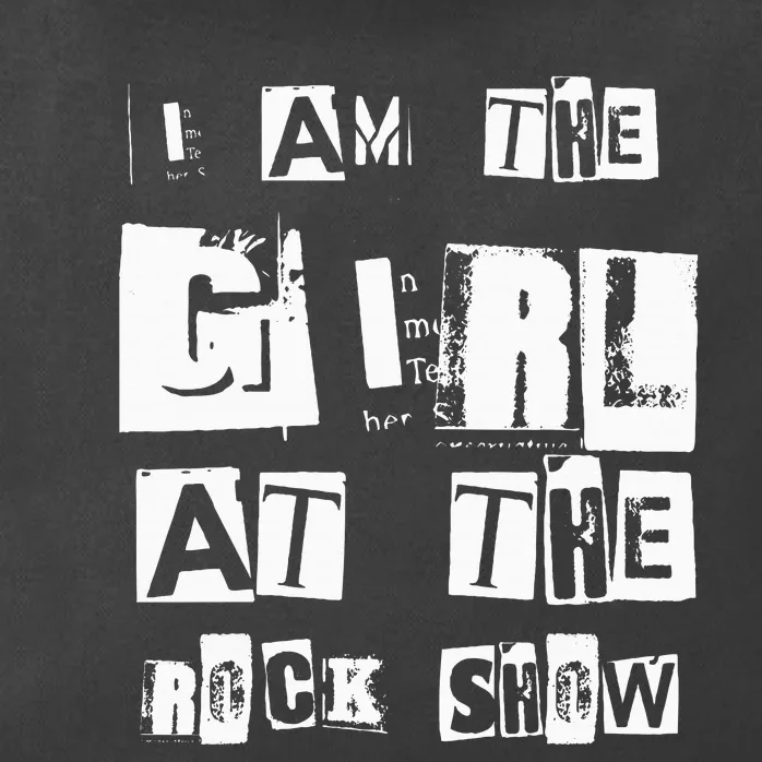 I Am The Girl At The R.O.C.K Show Rock Music Lover Zip Tote Bag