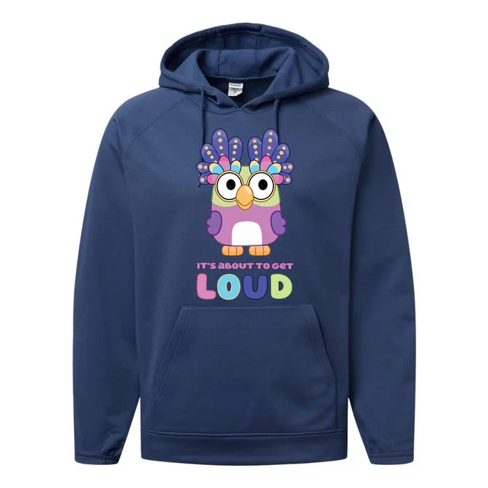 Its About To Get Loud Chattermax Tea Party Hide And Seek Performance Fleece Hoodie