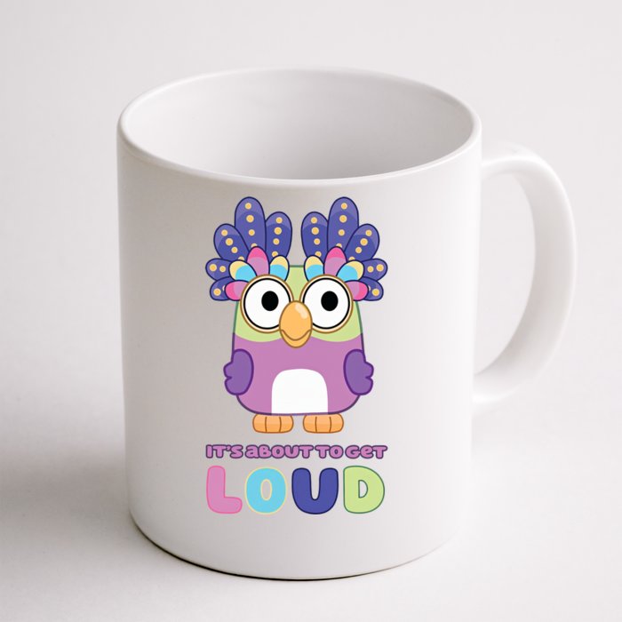 Its About To Get Loud Chattermax Tea Party Hide And Seek Front & Back Coffee Mug