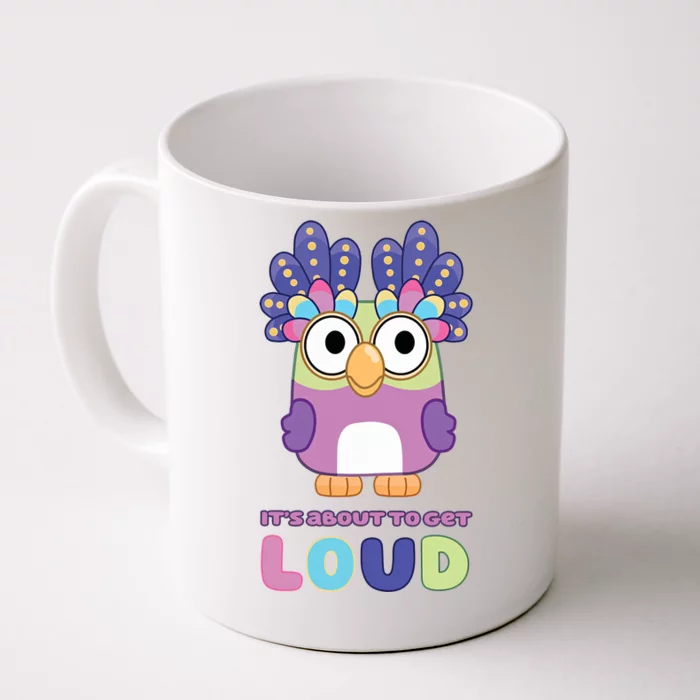 Its About To Get Loud Chattermax Tea Party Hide And Seek Front & Back Coffee Mug