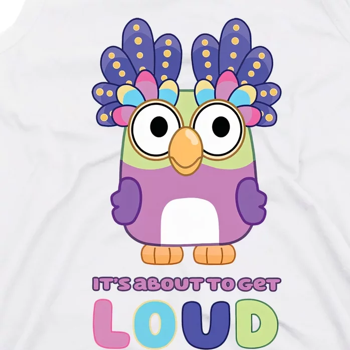 Its About To Get Loud Chattermax Tea Party Hide And Seek Tank Top