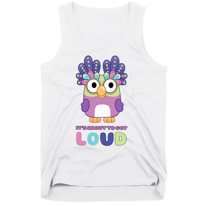 Its About To Get Loud Chattermax Tea Party Hide And Seek Tank Top