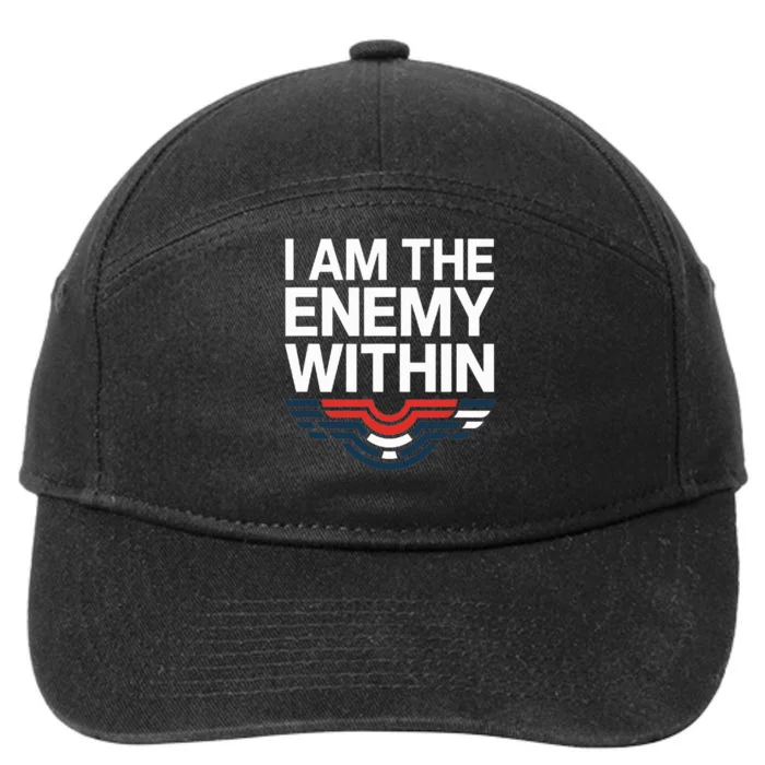 I Am The Enemy Within 7-Panel Snapback Hat