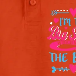 I Am The Big Sister Which Makes Me The Boss Meaningful Gift Dry Zone Grid Performance Polo