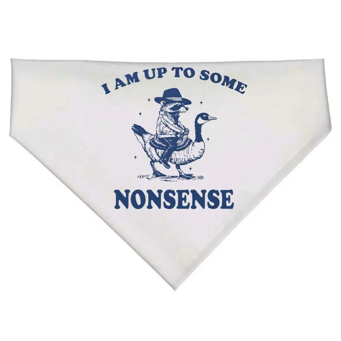 I Am Up To Some Nonsense USA-Made Doggie Bandana