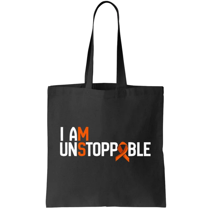 I Am Unstoppable Multiple Sclerosis Ms Awareness Tote Bag