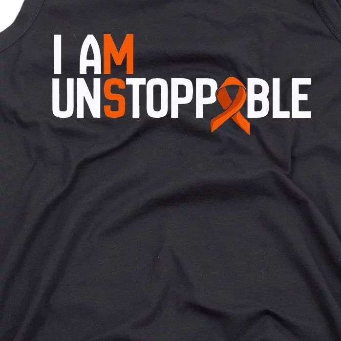 I Am Unstoppable Multiple Sclerosis Ms Awareness Tank Top