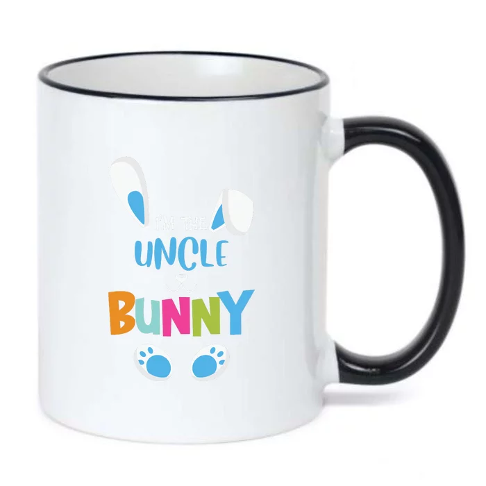 I'm A Uncle Bunny Cute Rabbit Ears Family Easter Day Black Color Changing Mug