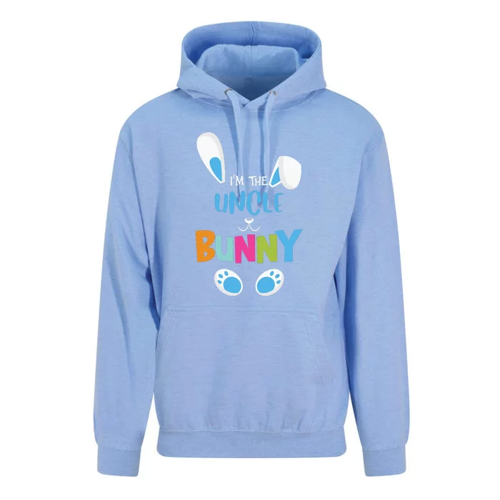 I'm A Uncle Bunny Cute Rabbit Ears Family Easter Day Unisex Surf Hoodie