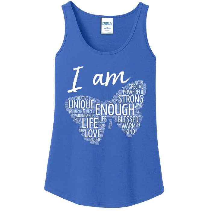 I Am Unique Strong Law Of Attraction Positive Affirmation Gift Ladies Essential Tank