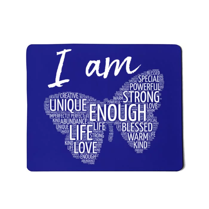 I Am Unique Strong Law Of Attraction Positive Affirmation Gift Mousepad