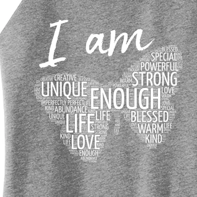 I Am Unique Strong Law Of Attraction Positive Affirmation Gift Women’s Perfect Tri Rocker Tank