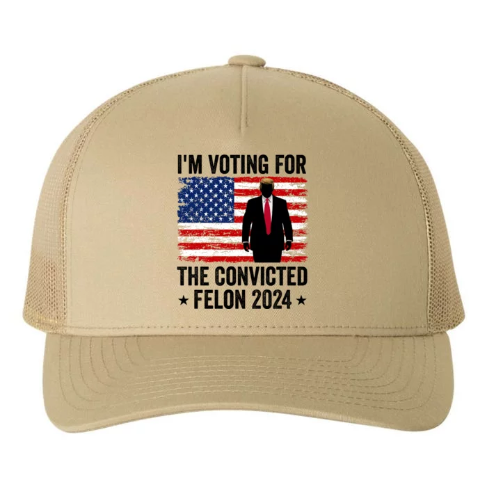 Convinced Felon 2024 Yupoong Adult 5-Panel Trucker Hat