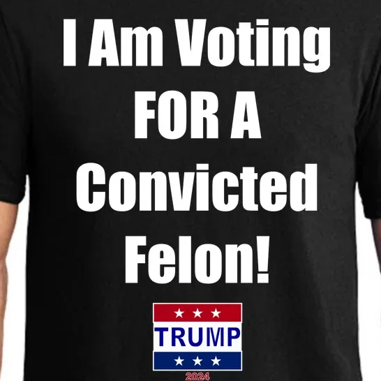 I Am Voting For A Convicted Felon Trump 2024 Pajama Set