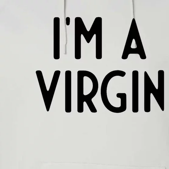 Im A Virgin I Funny White Lie Party Performance Fleece Hoodie