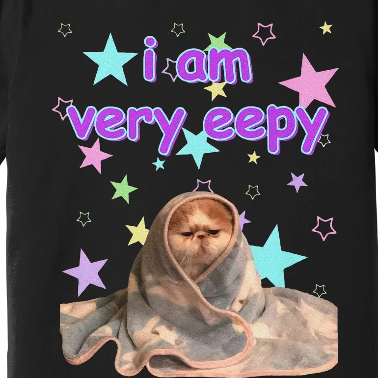 I Am Very Eepy Funny Cat Blanket Premium T-Shirt