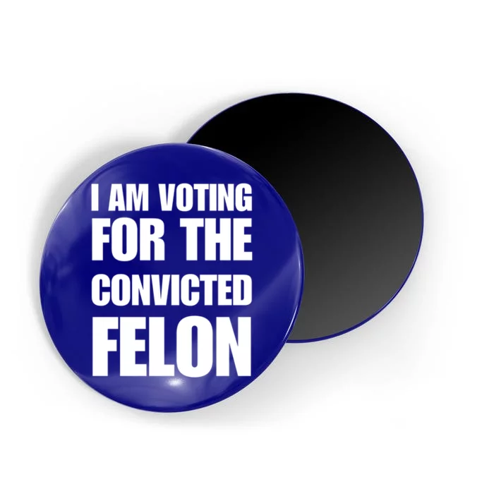 I Am Voting For The Convicted Felon Funny Gift Magnet