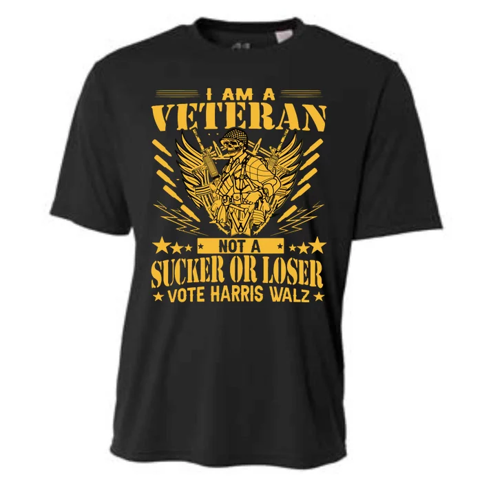 IM A Veteran Not A Sucker Or A Loser Harris Walz 2024 Cooling Performance Crew T-Shirt