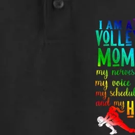 I'm A Volleyball Mom Gift Cool Volleyball Mom Gift Dry Zone Grid Performance Polo