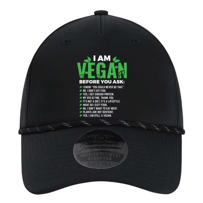 I Am Vegan Before You Ask Veganism Vegetarian Vegan Performance The Dyno Cap