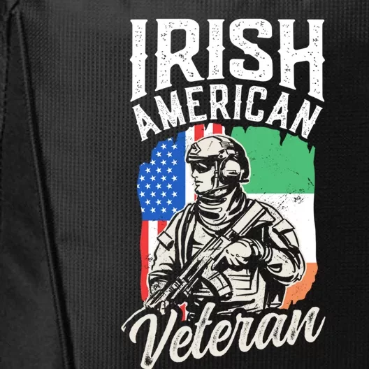 Irish American Veteran Roots Family Ireland Us Usa America Great Gift City Backpack