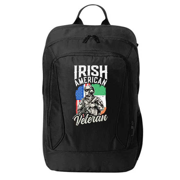 Irish American Veteran Roots Family Ireland Us Usa America Great Gift City Backpack