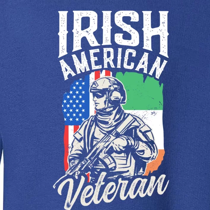 Irish American Veteran Roots Family Ireland Us Usa America Great Gift Toddler Sweatshirt