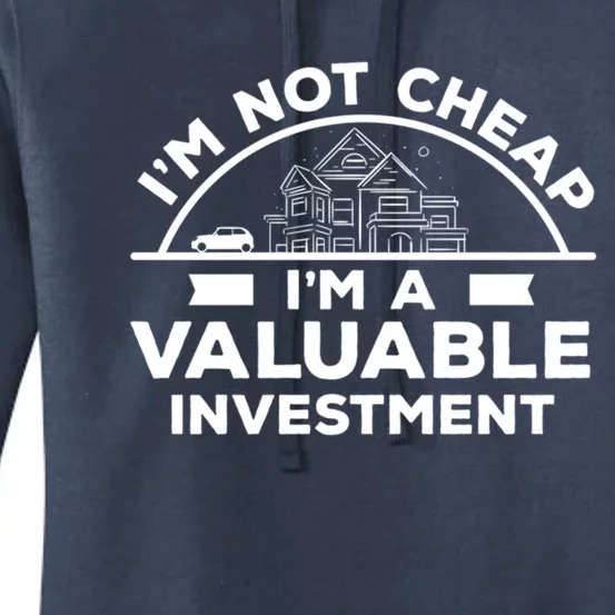 Insurance Agent Valuable Investt Funny Life Insurance Gift Women's Pullover Hoodie