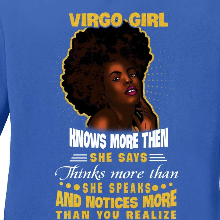 Im A Virgo Funny Birthday Gift Great Gift Ladies Long Sleeve Shirt