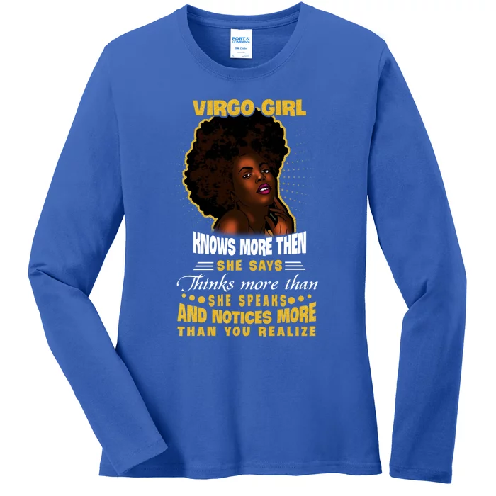 Im A Virgo Funny Birthday Gift Great Gift Ladies Long Sleeve Shirt