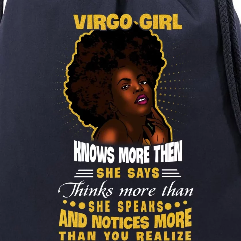 Im A Virgo Funny Birthday Gift Great Gift Drawstring Bag