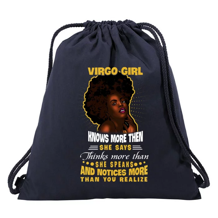 Im A Virgo Funny Birthday Gift Great Gift Drawstring Bag